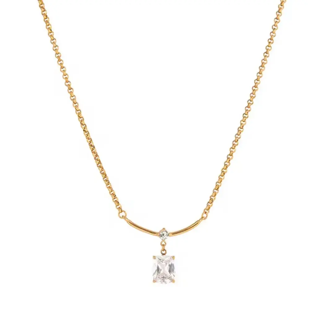Radiant Drop Necklace