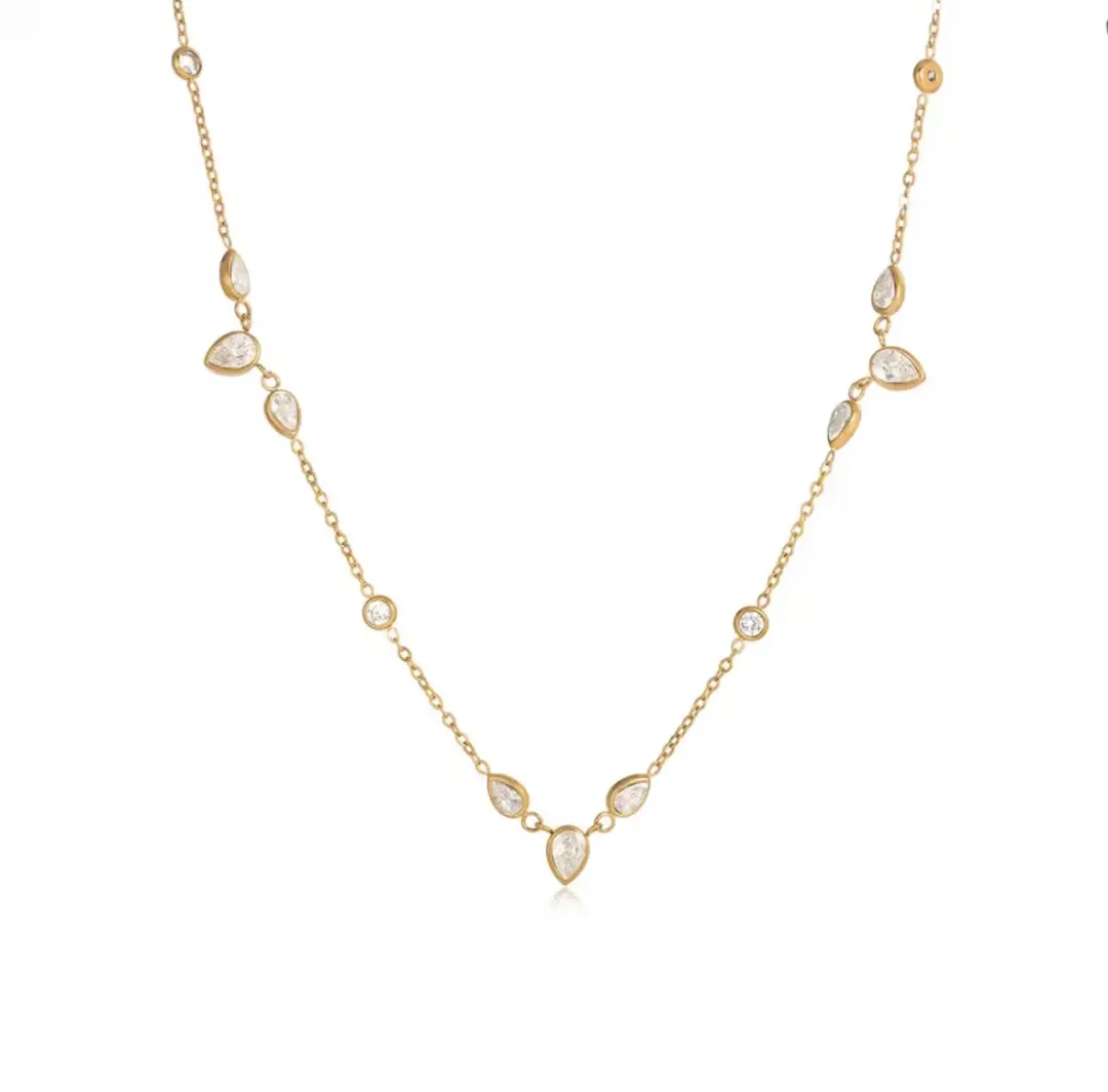 Aurora Drop Chocker Necklace