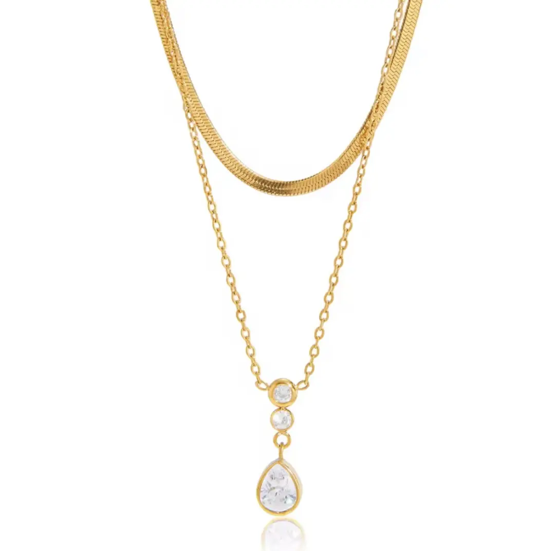 Moondrop Layered Necklace